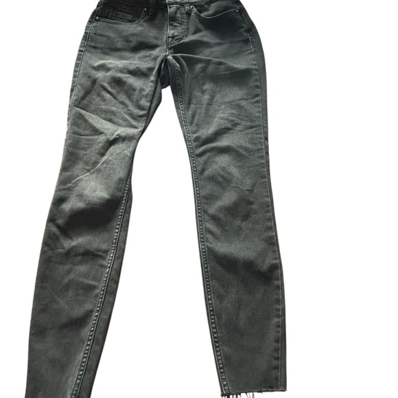 Free People CRVY Mid-Rise Destroyed Skinny Jeans in Graphite 25 - Picture 2 of 11